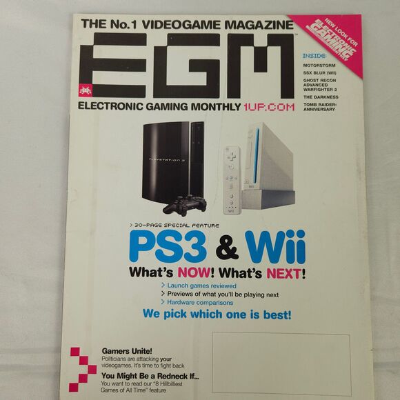 2007 EGM Electronic Gaming Monthly Magazine Lot of 12 Kingdom Hearts Halo 3 - Picture 4 of 14